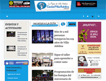 Tablet Screenshot of ciudadvillaadelina.com.ar